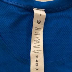 NWT Lululemon Lightweight Run Kit Tank Size 4